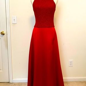 COPY - Patra Red Maxi Dress Size 6